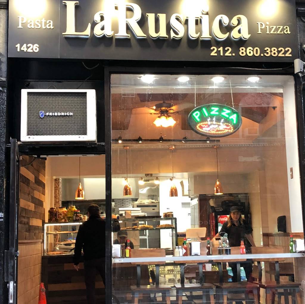 LaRustica Pizza | restaurant | 1426 Lexington Ave, New York, NY 10128, USA | 2128603822 OR +1 212-860-3822