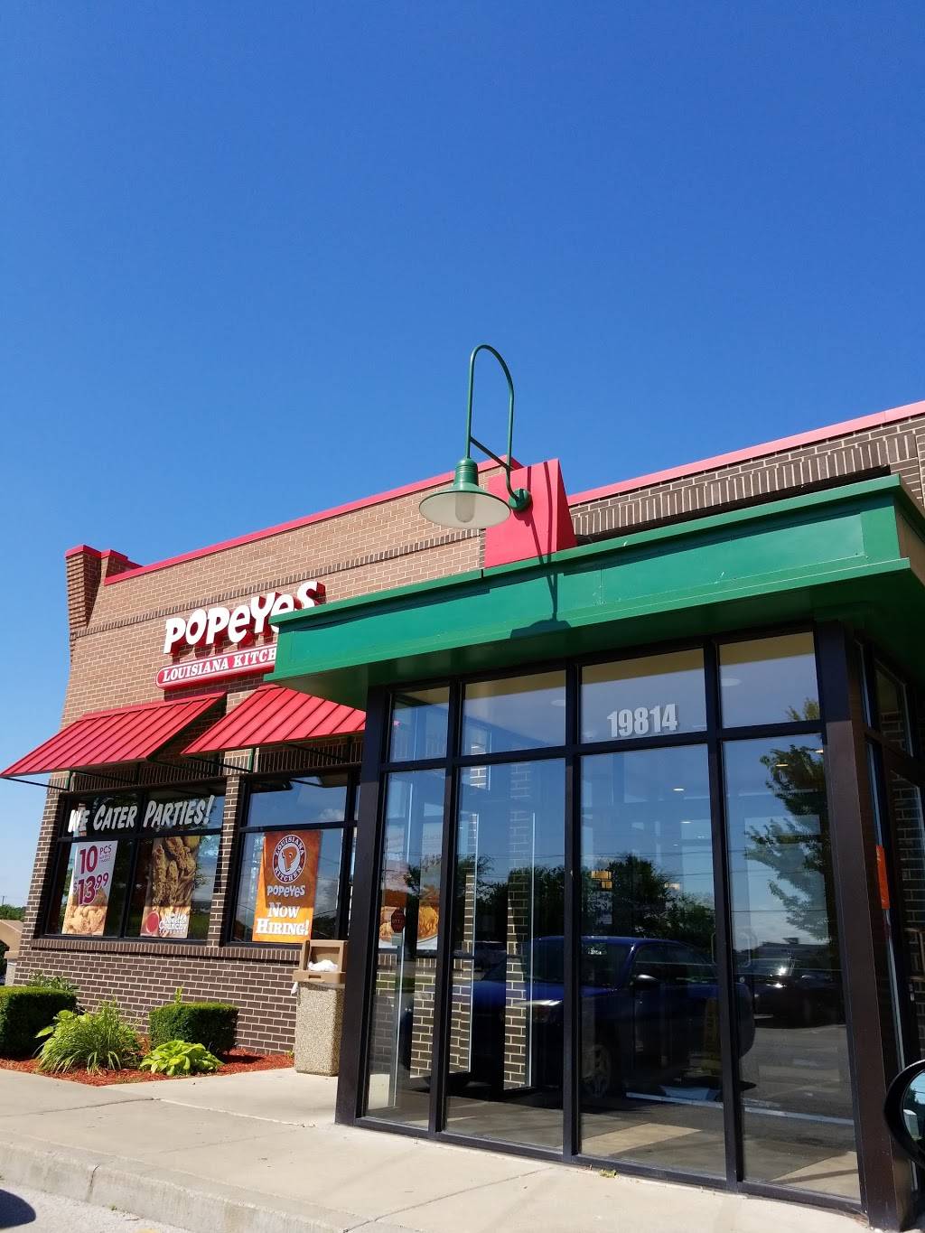 Popeyes Louisiana Kitchen Restaurant 19814 South La Grange Road