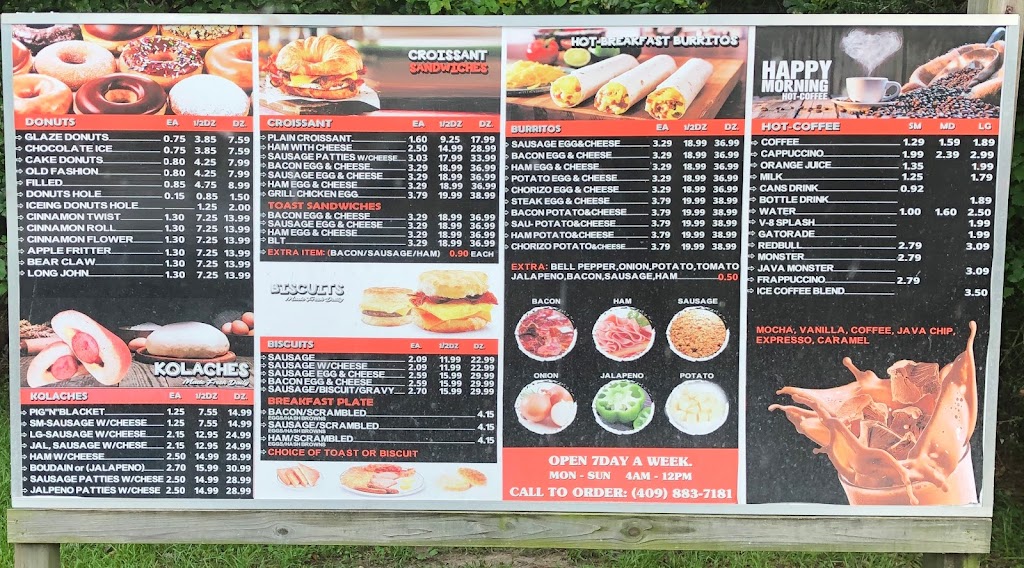Donut Palace | bakery | 5603 TX-87, Orange, TX 77630, USA | 4098837181 OR +1 409-883-7181
