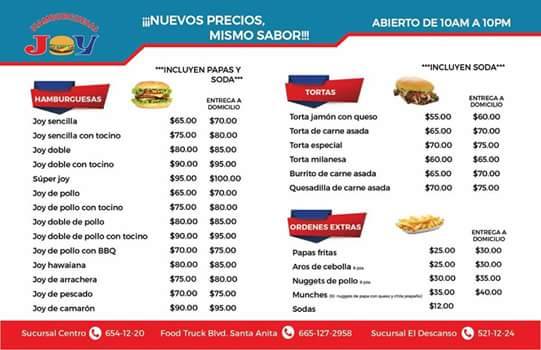 Joy Hamburguesas | restaurant | Anáhuac 800, Descanso, El Descanso, 21478 Tecate, B.C., Mexico | 016656541220 OR +52 665 654 1220