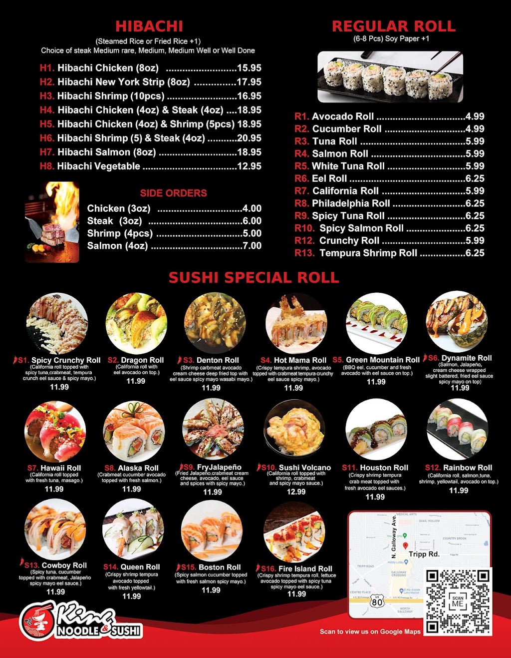 King Noodle & Sushi | 909 Tripp Rd #130, Mesquite, TX 75150, USA