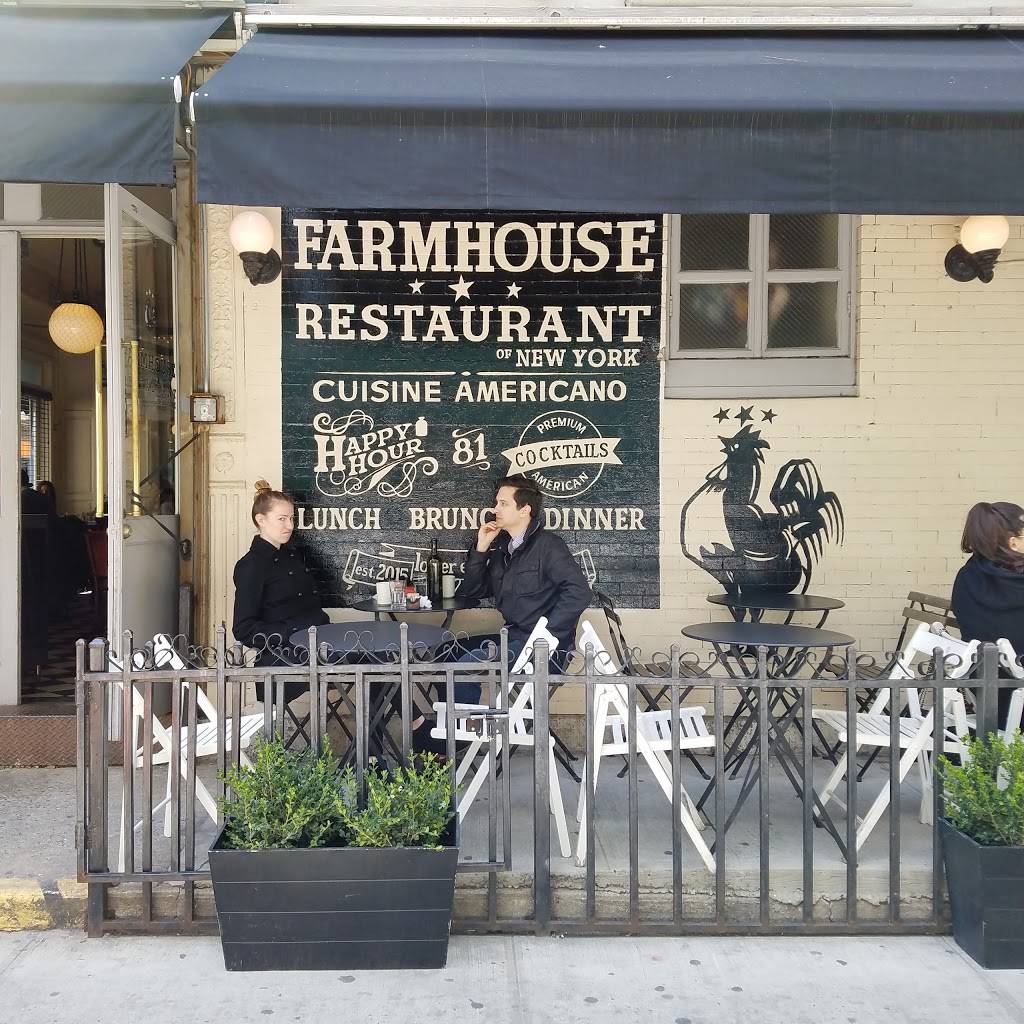Farmhouse | restaurant | 81 Ludlow St, New York, NY 10002, USA | 2126779383 OR +1 212-677-9383