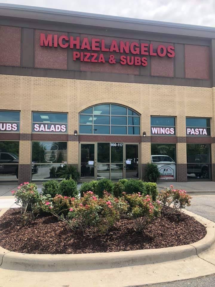 Michaelangelos Pizza | restaurant | 950 Criswell Dr Suite 117, Greenville, NC 27834, USA | 2523210142 OR +1 252-321-0142