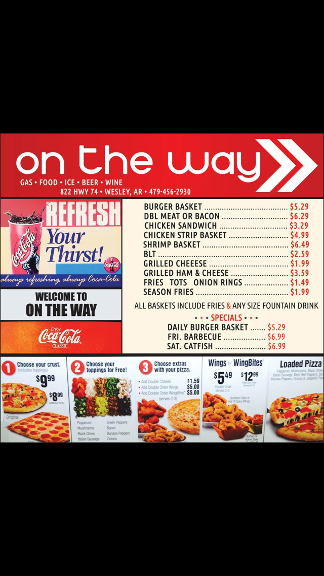 On The Way #2 | restaurant | 822 AR-74, Wesley, AR 72773, USA | 4794562930 OR +1 479-456-2930