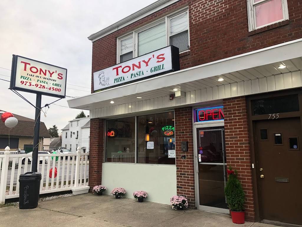Tonys pizza pasta grill | restaurant | 755 Van Houten Ave, Clifton, NJ 07013, USA | 9739284500 OR +1 973-928-4500