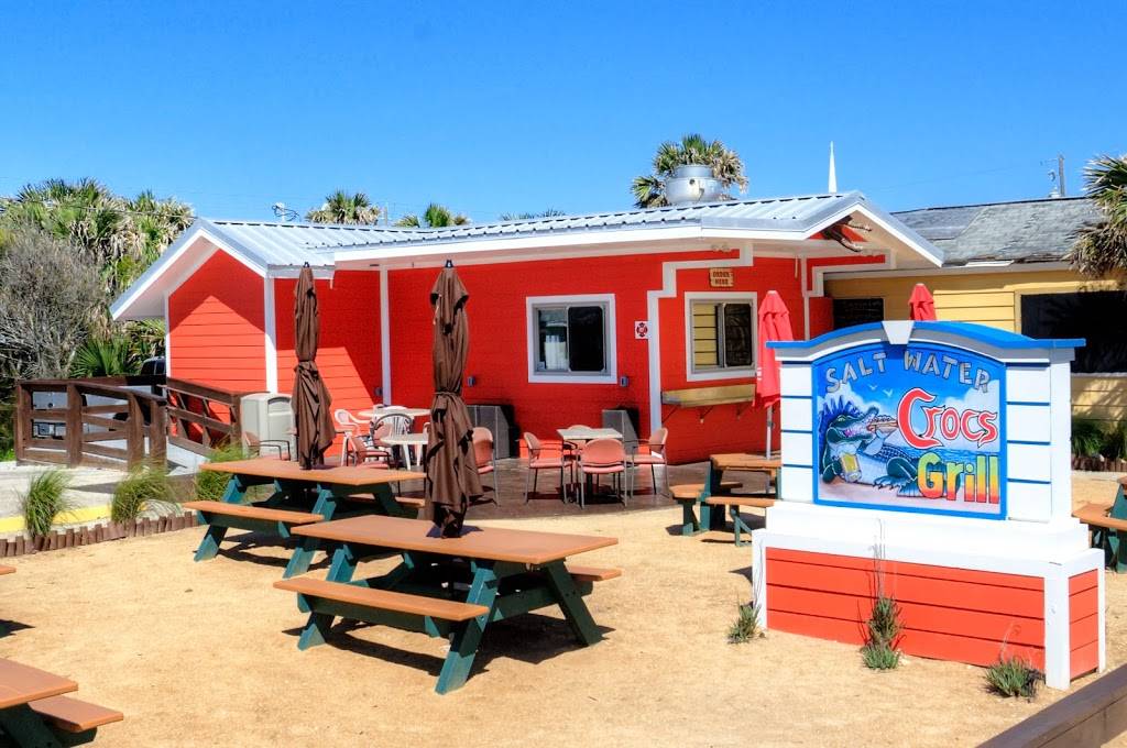 Saltwalter Crocs Grill | restaurant | 205 N Ocean Shore Blvd, Flagler Beach, FL 32136, USA | 3866935081 OR +1 386-693-5081