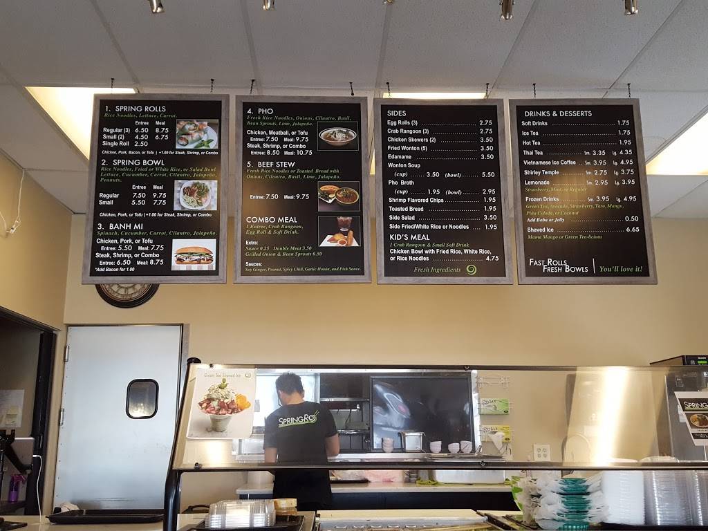 SpringRo | restaurant | 6254 E 37th St N Suite #180, Wichita, KS 67220, USA | 3162269123 OR +1 316-226-9123