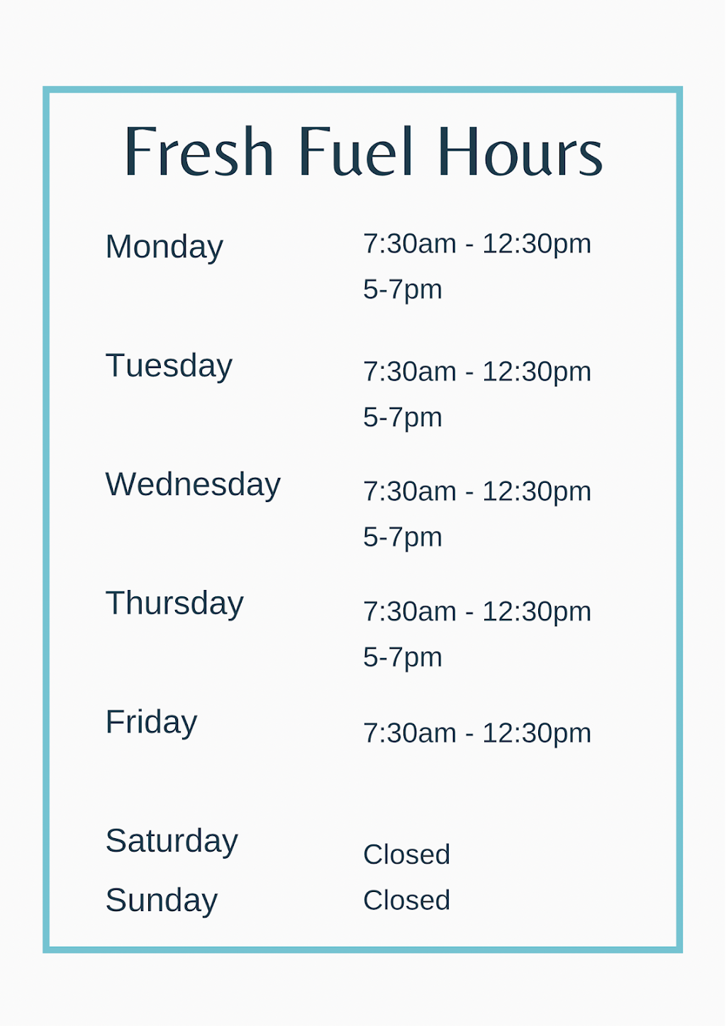 Fresh Fuel Nutrition | restaurant | 2312 N U.S. Hwy 281, Marble Falls, TX 78654, USA | 8302657062 OR +1 830-265-7062