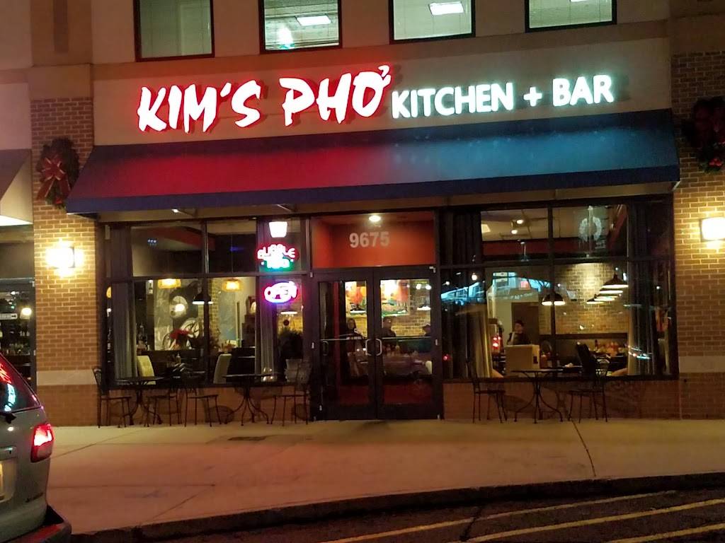 kim's pho vietnamese kitchen and bar fairfax menu
