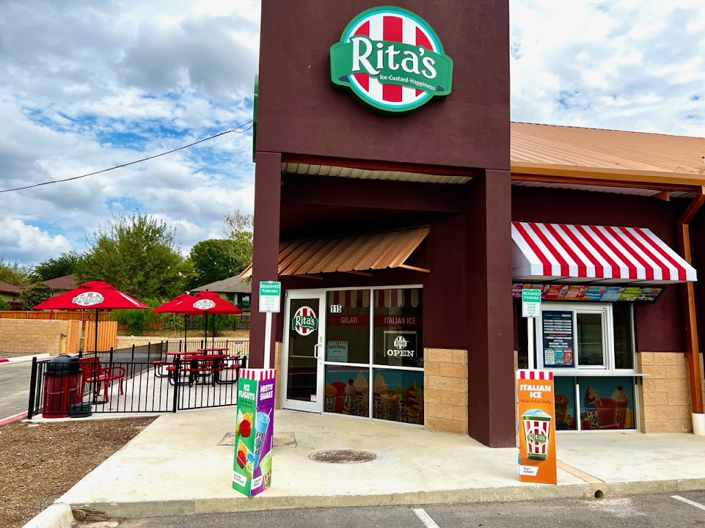 Ritas Italian Ice & Frozen Custard | restaurant | 2009 S Walnut Ave, New Braunfels, TX 78130, USA | 8303026628 OR +1 830-302-6628