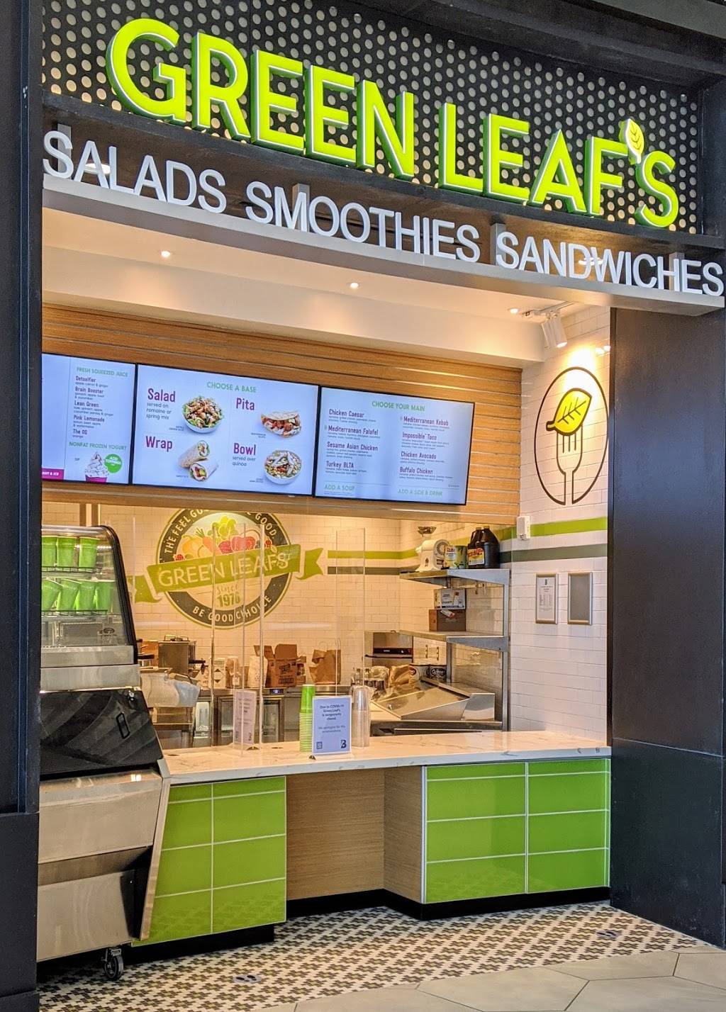 Green Leafs | restaurant | Terminal B, LaGuardia Rd, Queens, NY 11371, USA