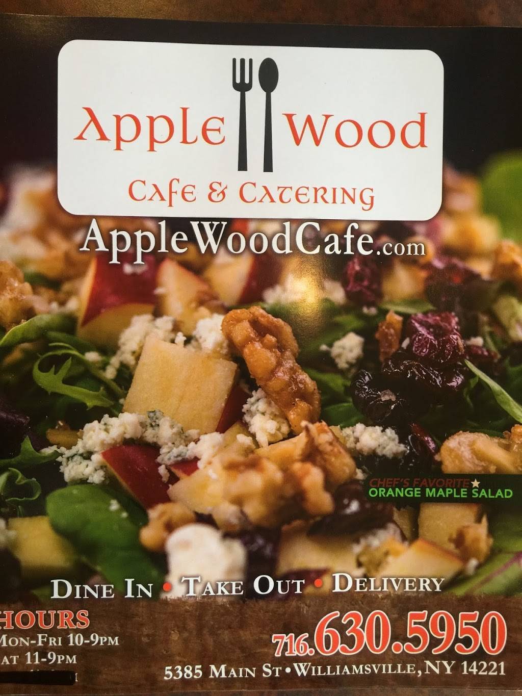 Apple Wood Cafe | cafe | 5385 Main St, Williamsville, NY 14221, USA | 7166305950 OR +1 716-630-5950