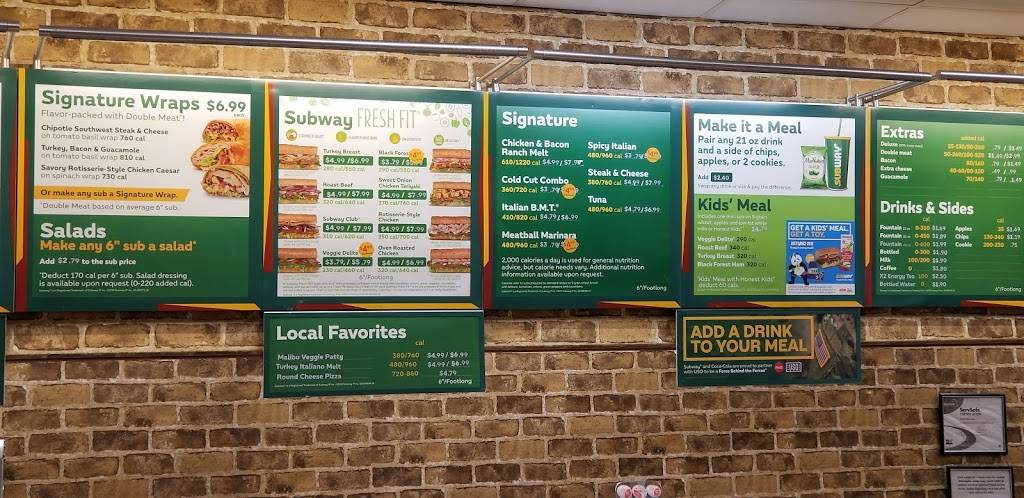 Subway | restaurant | 3916 Goldsboro Rd, Wade, NC 28395, USA | 9102233000 OR +1 910-223-3000
