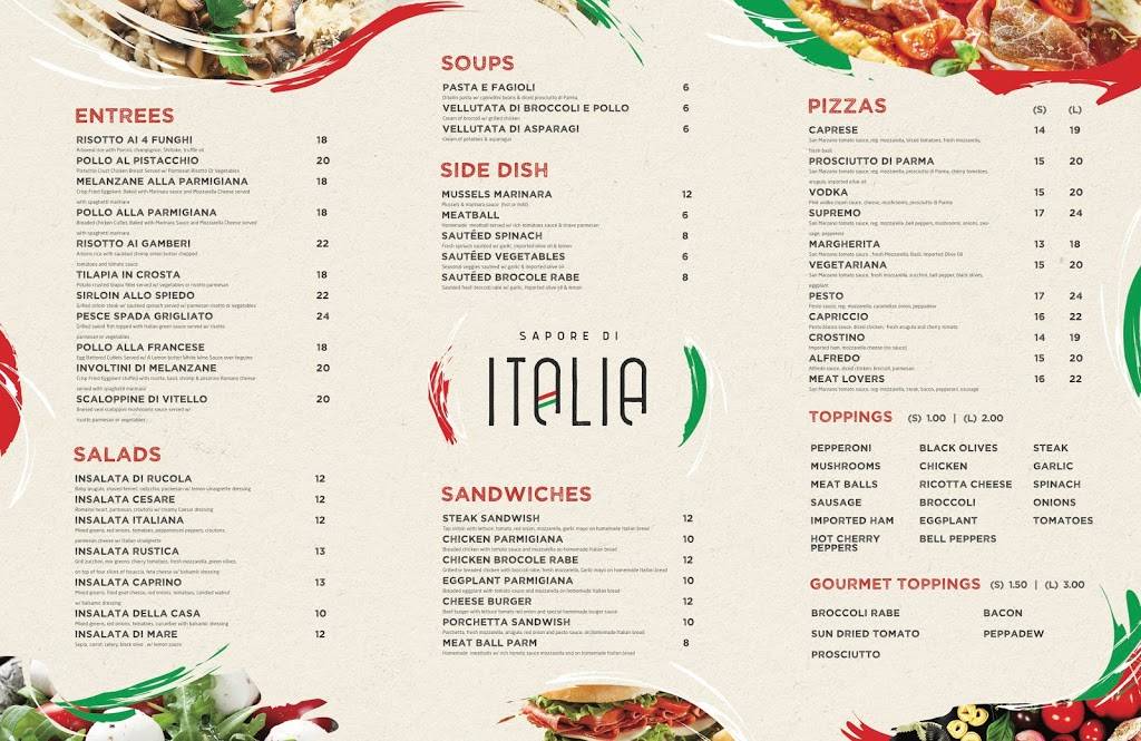 Sapore Di Italia Restaurante & Brick Oven 101 N Union Ave, Cranford