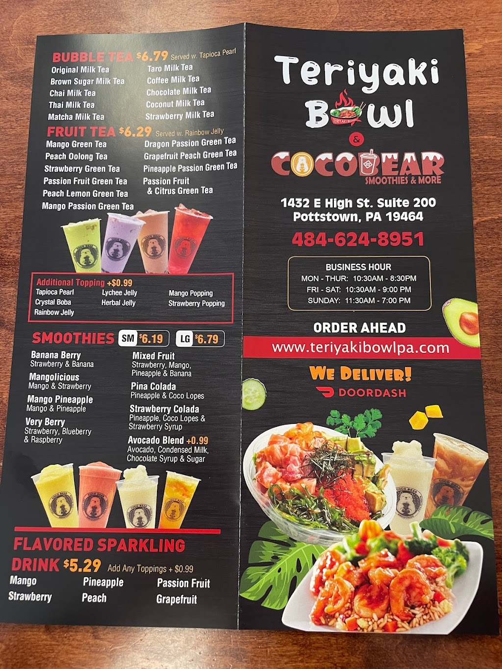 Teriyaki Bowl | restaurant | 1432 E High St suit 200, Pottstown, PA 19464, USA | 4846248951 OR +1 484-624-8951
