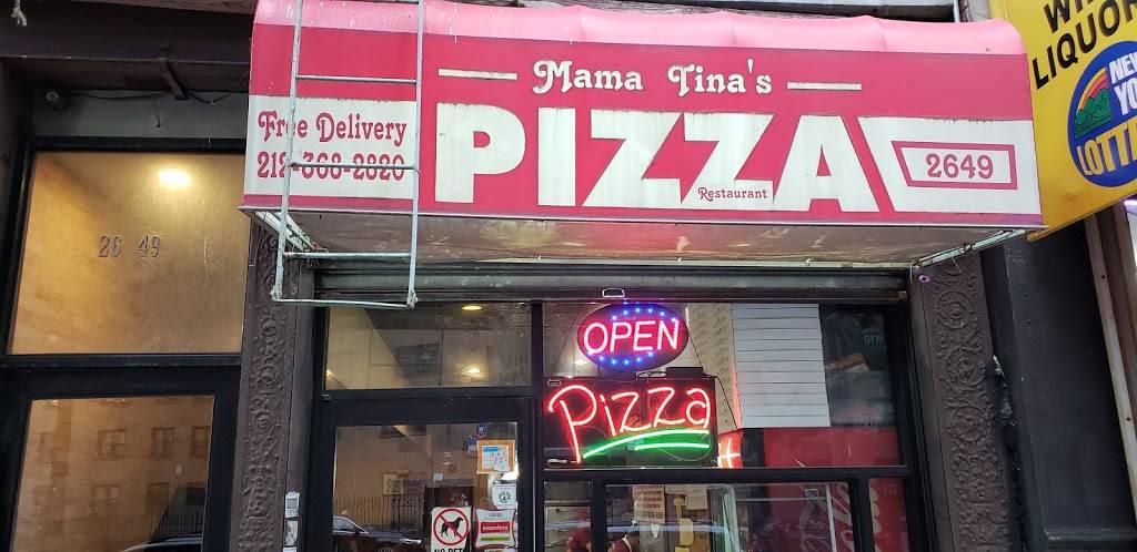 Mama Tinas Pizzeria | restaurant | 2649 Frederick Douglass Blvd, New York, NY 10030, USA | 2123682820 OR +1 212-368-2820