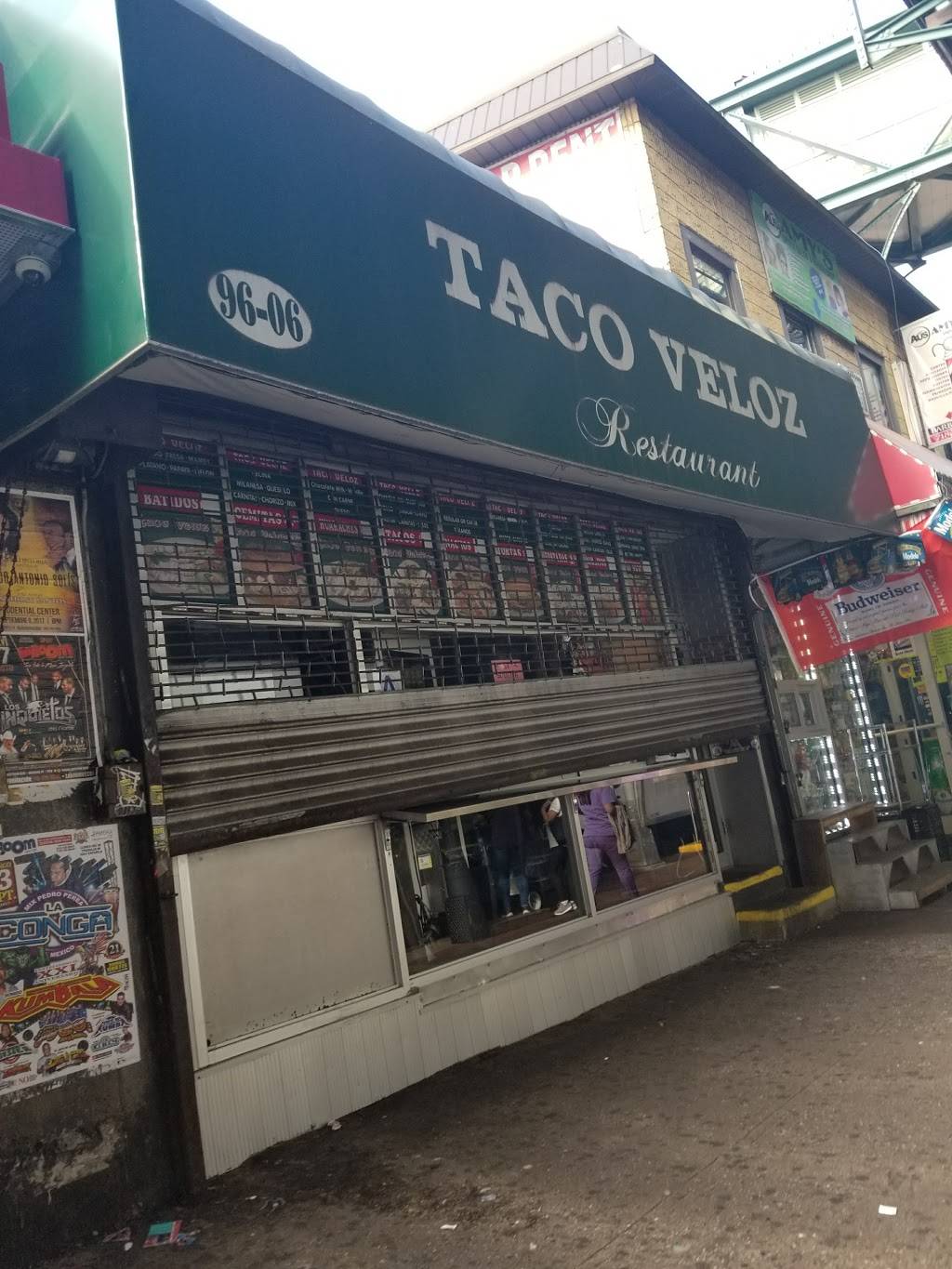 Taco Veloz | restaurant | 9606 Roosevelt Ave, Queens, NY 11368, USA | 7187795608 OR +1 718-779-5608
