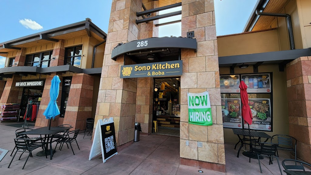 Sono Kitchen & Boba | cafe | 285 Jordan Rd Suite 2, Sedona, AZ 86336, USA | 9282822016 OR +1 928-282-2016