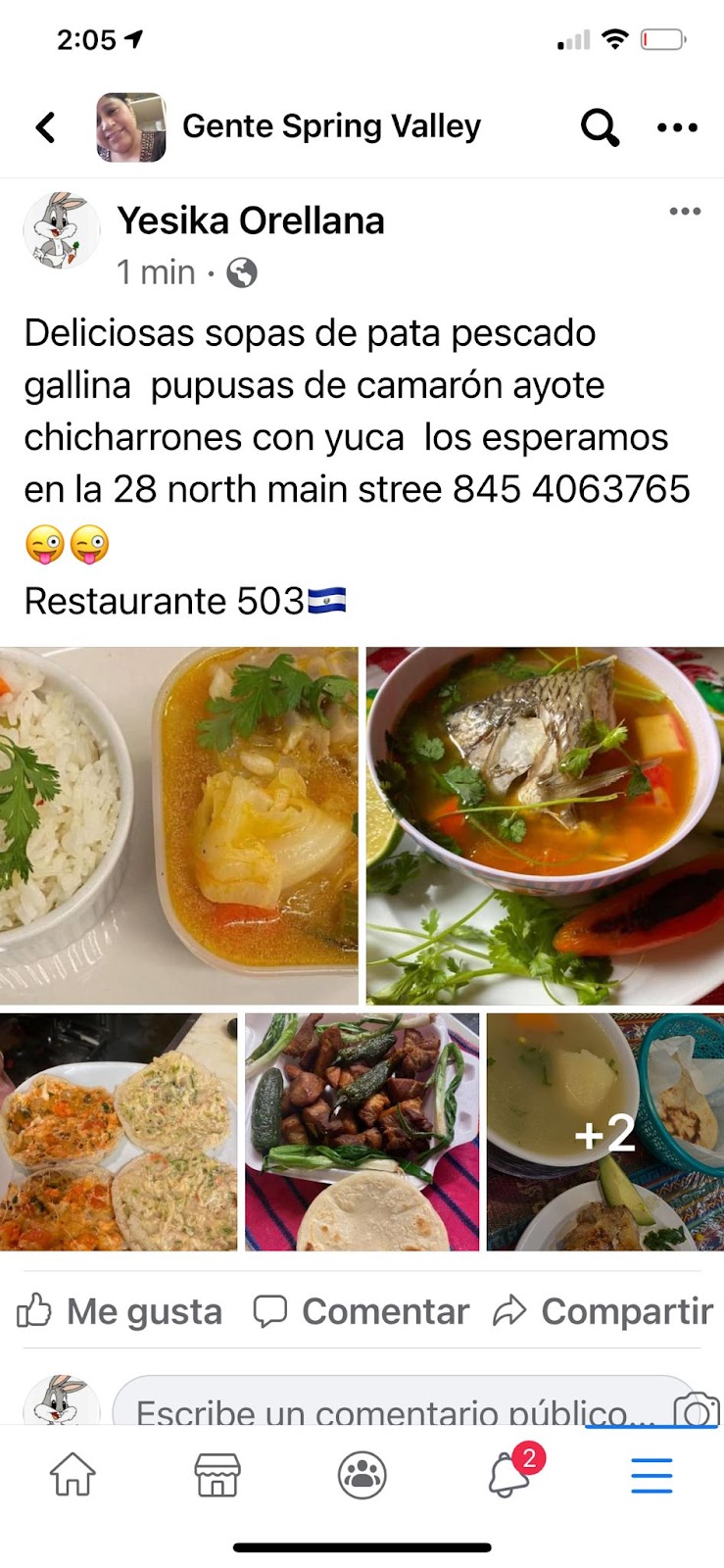 503 restaurant inc | restaurant | 28 N Main St, Spring Valley, NY 10977, USA | 8454063765 OR +1 845-406-3765