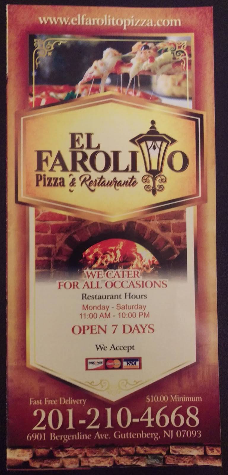 El Farolito | restaurant | 6901 Bergenline Ave, Guttenberg, NJ 07093, USA | 2012104668 OR +1 201-210-4668