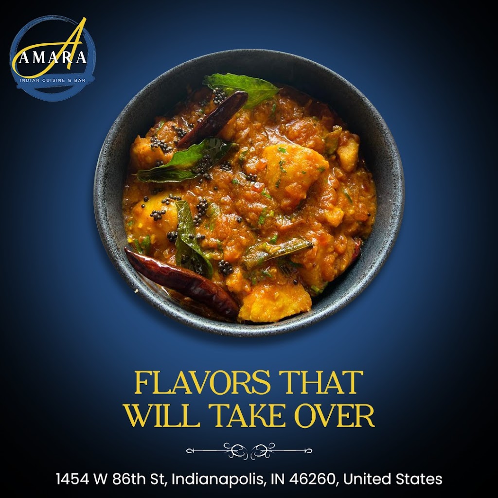 Amara Indian Cuisine & Bar | restaurant | 1454 W 86th St, Indianapolis, IN 46260, USA | 3178846982 OR +1 317-884-6982