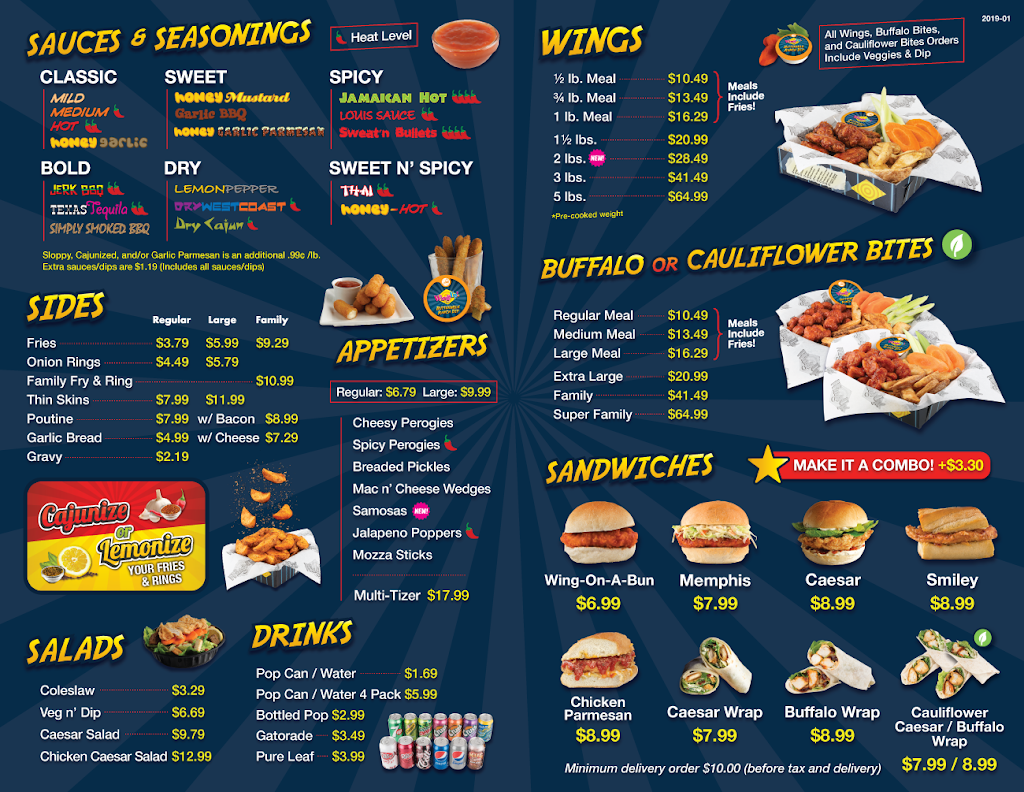 WingsUp! Milton | meal delivery | 228 Main St E, Milton, ON L9T 1N8, Canada | 9058761414 OR +1 905-876-1414