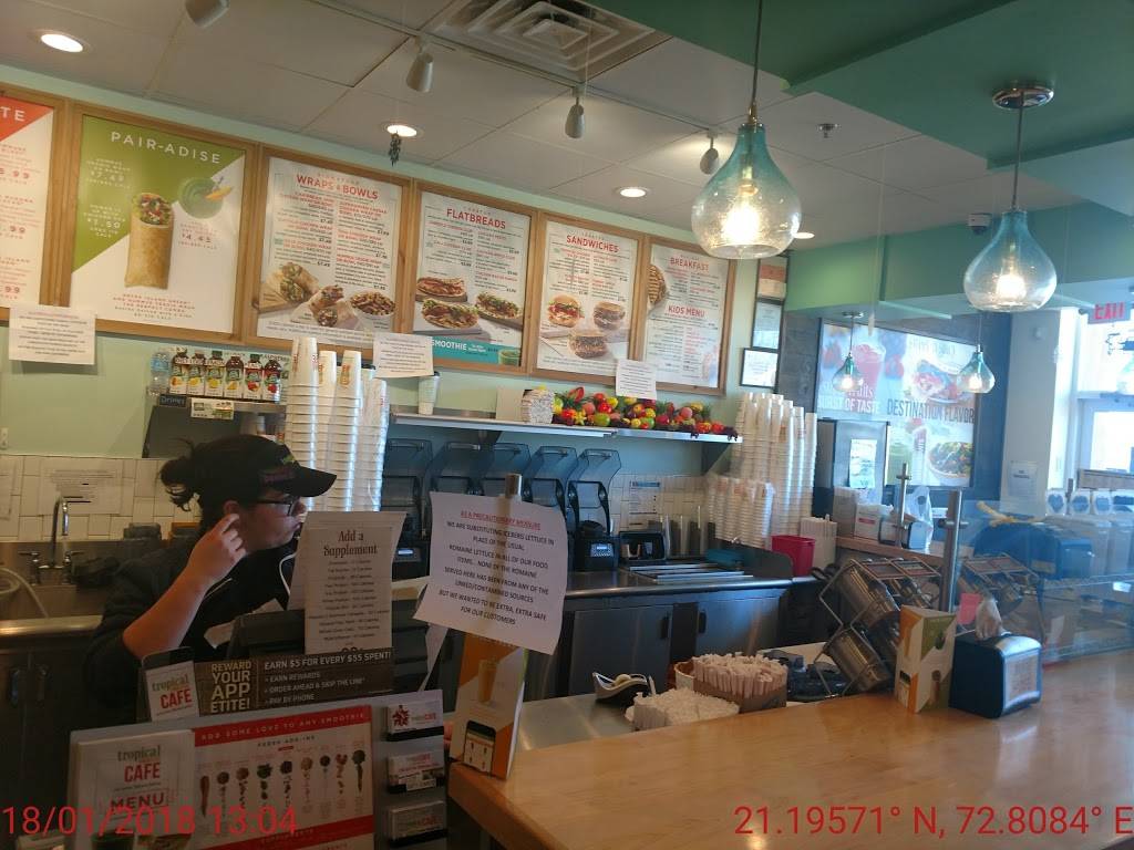 Tropical Smoothie Cafe | restaurant | 18 Jericho Turnpike, Commack, NY 11725, USA | 6319232929 OR +1 631-923-2929