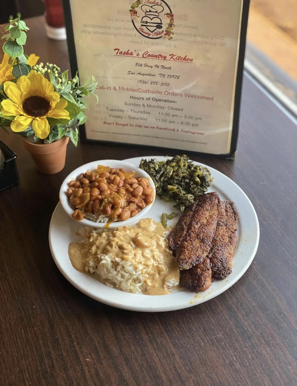 Tashas Country Kitchen | restaurant | 806 US-96, San Augustine, TX 75972, USA | 9362885015 OR +1 936-288-5015
