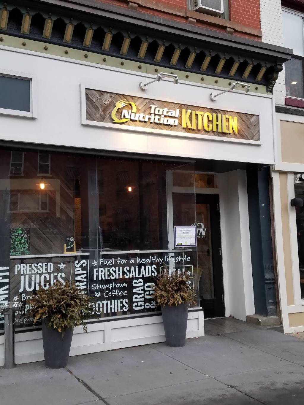 Total Nutrition Kitchen | restaurant | 322 Washington St, Hoboken, NJ 07030, USA | 2016836075 OR +1 201-683-6075