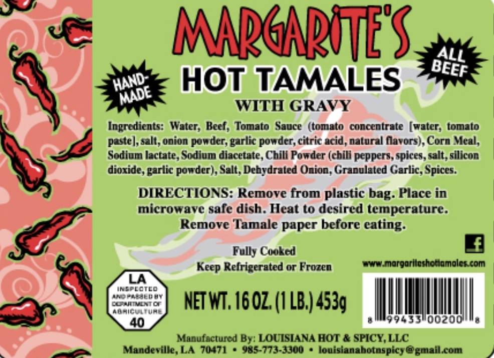 Margarites Hot Tamales | restaurant | 22161 Marshall Rd Suite D, Mandeville, LA 70471, USA | 9857733300 OR +1 985-773-3300