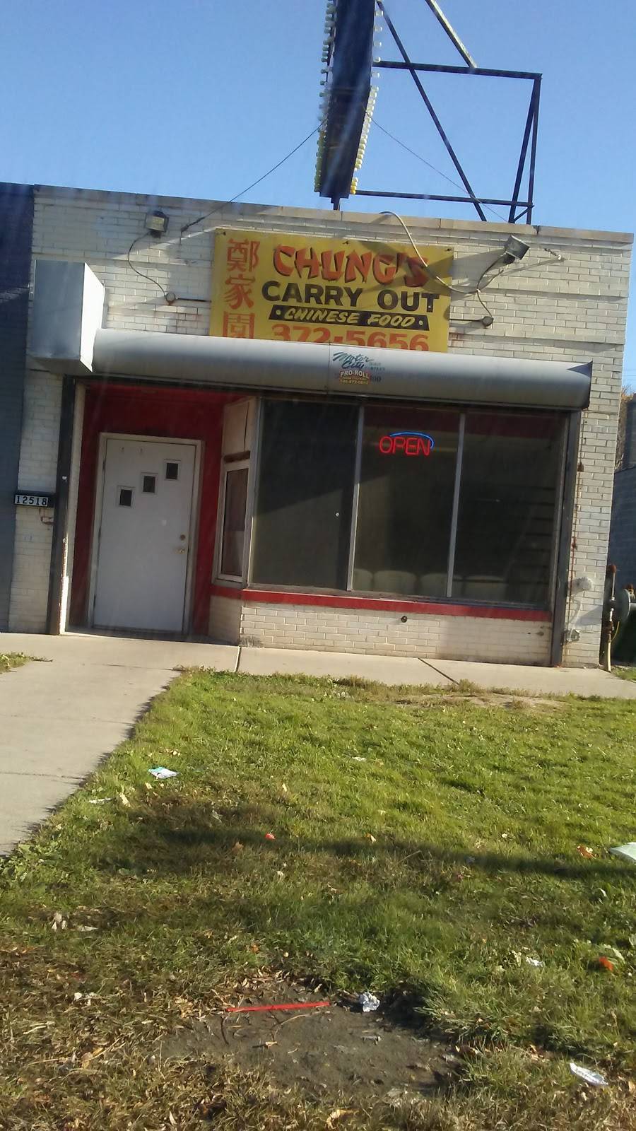 Chungs Carry Out Chinese Food | meal takeaway | 12518 Kelly Rd, Detroit, MI 48224, USA | 3133725656 OR +1 313-372-5656