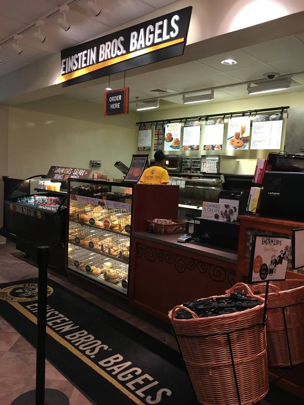 Einstein Bros. Bagels | bakery | 231 W Hancock St, Milledgeville, GA 31061, USA | 4784458108 OR +1 478-445-8108