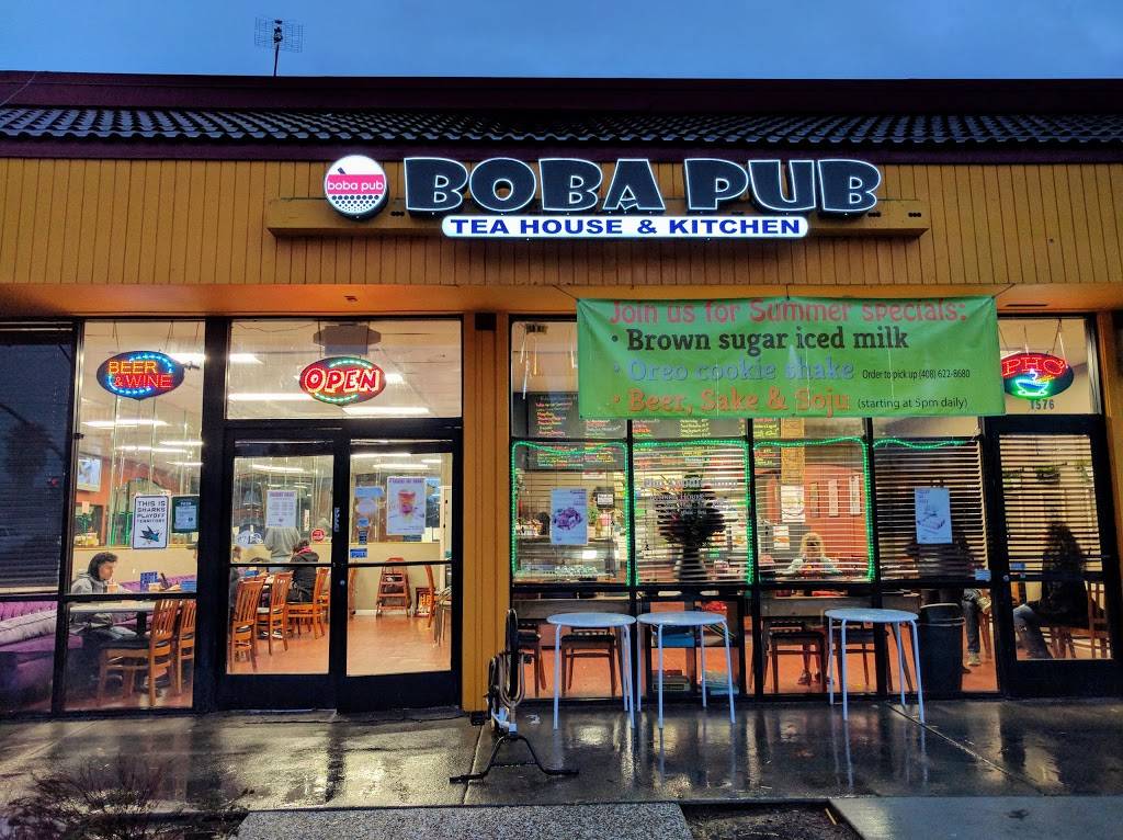 Boba Pub | cafe | 1576 Branham Ln, San Jose, CA 95118, USA | 4086228680 OR +1 408-622-8680