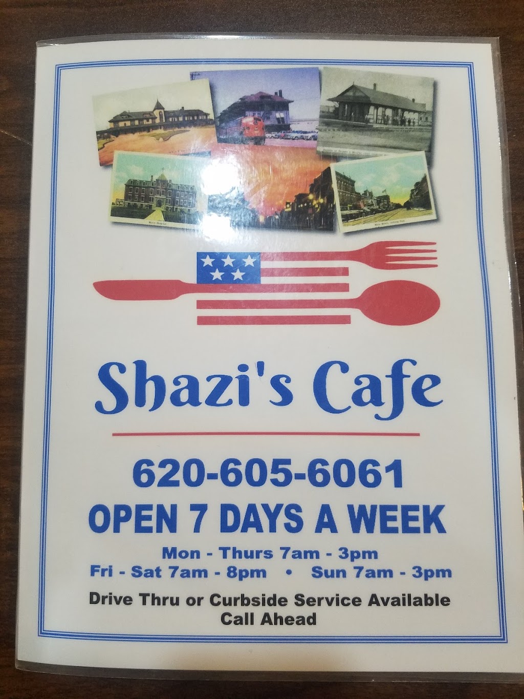 Shazis Cafe | restaurant | 1901 Crawford Ave, Parsons, KS 67357, USA | 6206056061 OR +1 620-605-6061