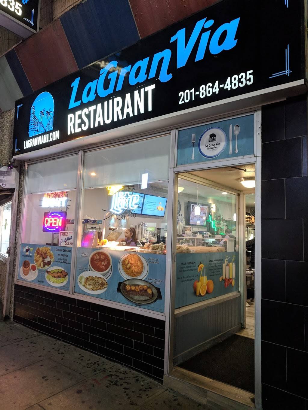 La Gran Via Restaurant | restaurant | 3905 Bergenline Ave, Union City, NJ 07087, USA | 2018644835 OR +1 201-864-4835