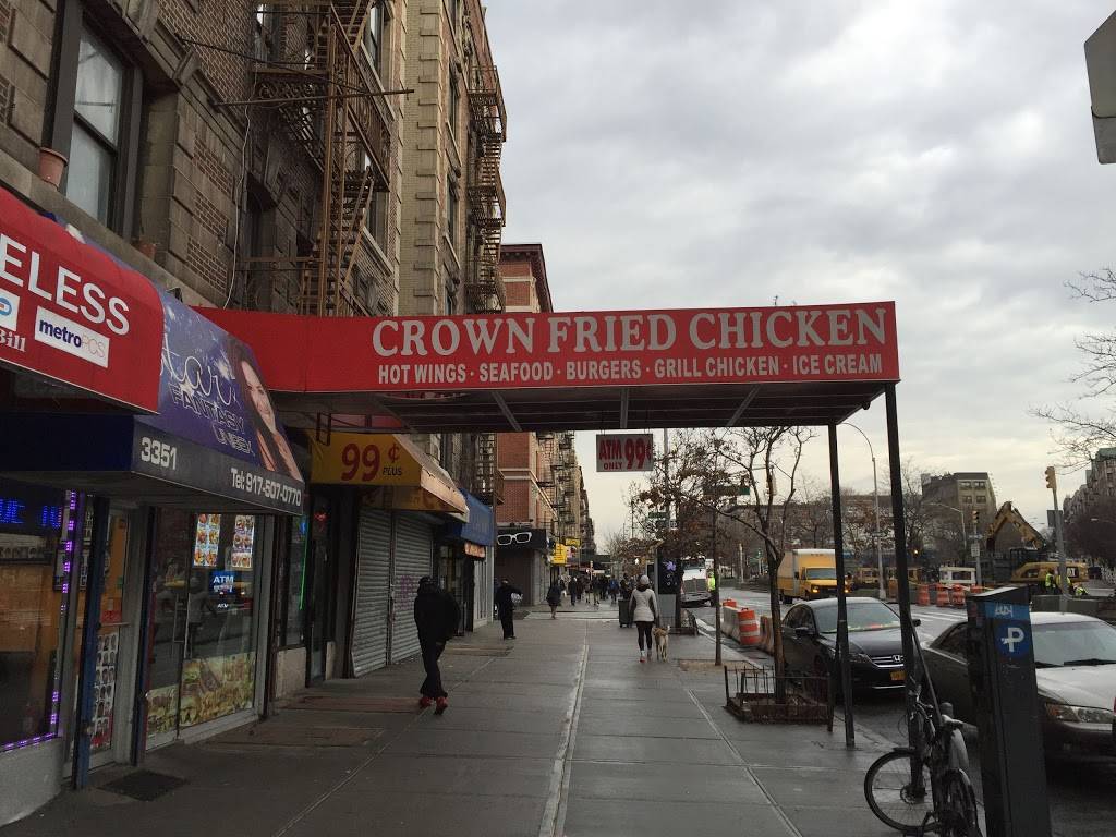 Crown Fried Chicken | restaurant | 3351 Broadway, New York, NY 10031, USA | 2122831957 OR +1 212-283-1957