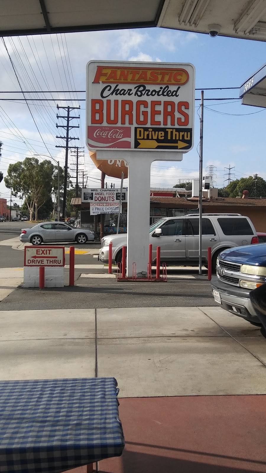 Fantastic Burgers | restaurant | 3665 Santa Fe Ave, Long Beach, CA 90810, USA | 5624248002 OR +1 562-424-8002