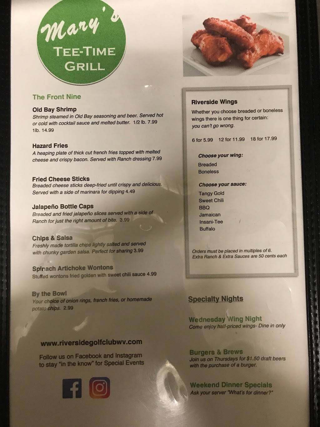 Riverside Grill | restaurant | 1661 Adamsville Rd, Mason, WV 25260, USA | 3047735354 OR +1 304-773-5354