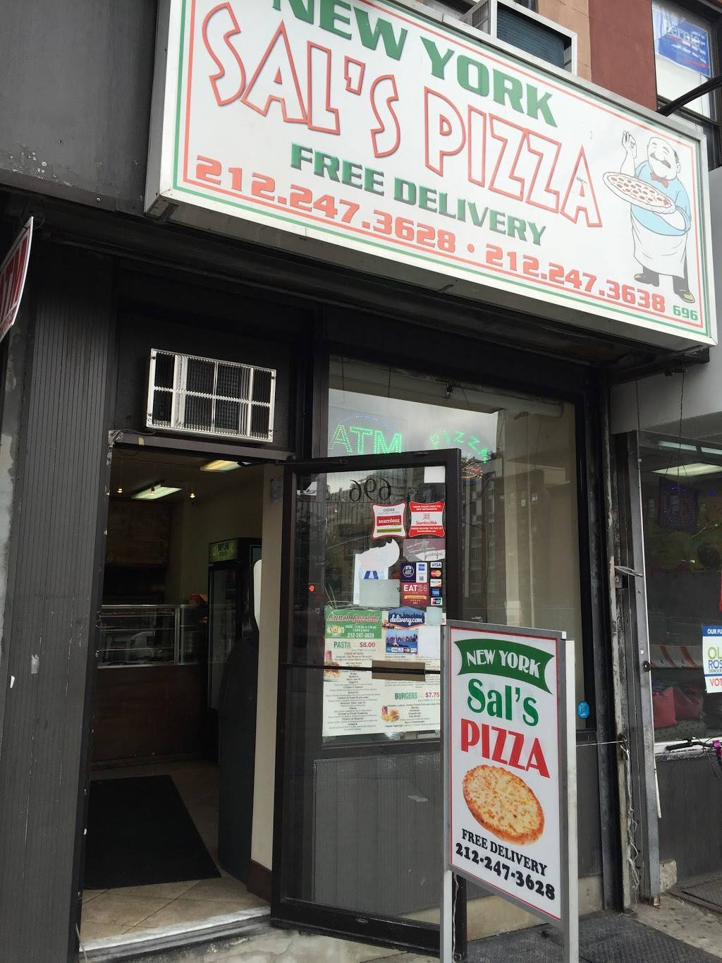 New York Sals Pizza | meal delivery | 696 10th Ave, New York, NY 10019, USA | 2122473628 OR +1 212-247-3628