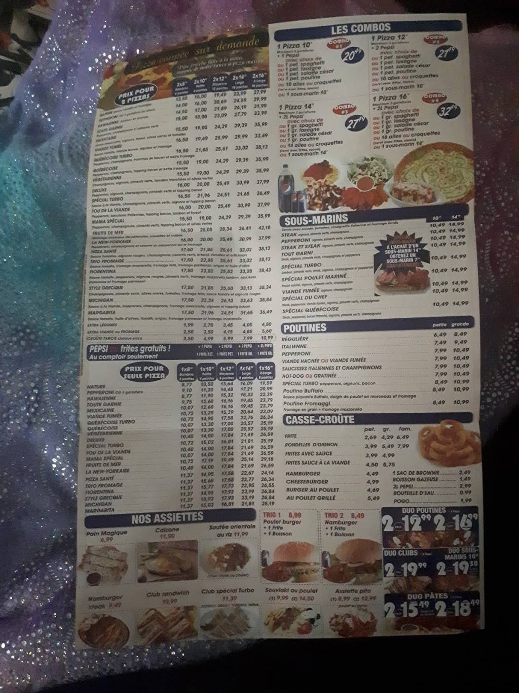 Turbo Pizza | restaurant | 1668 Rue Saint-Louis, Sainte-Julie, QC J3E 1W9, Canada | 4506497799 OR +1 450-649-7799