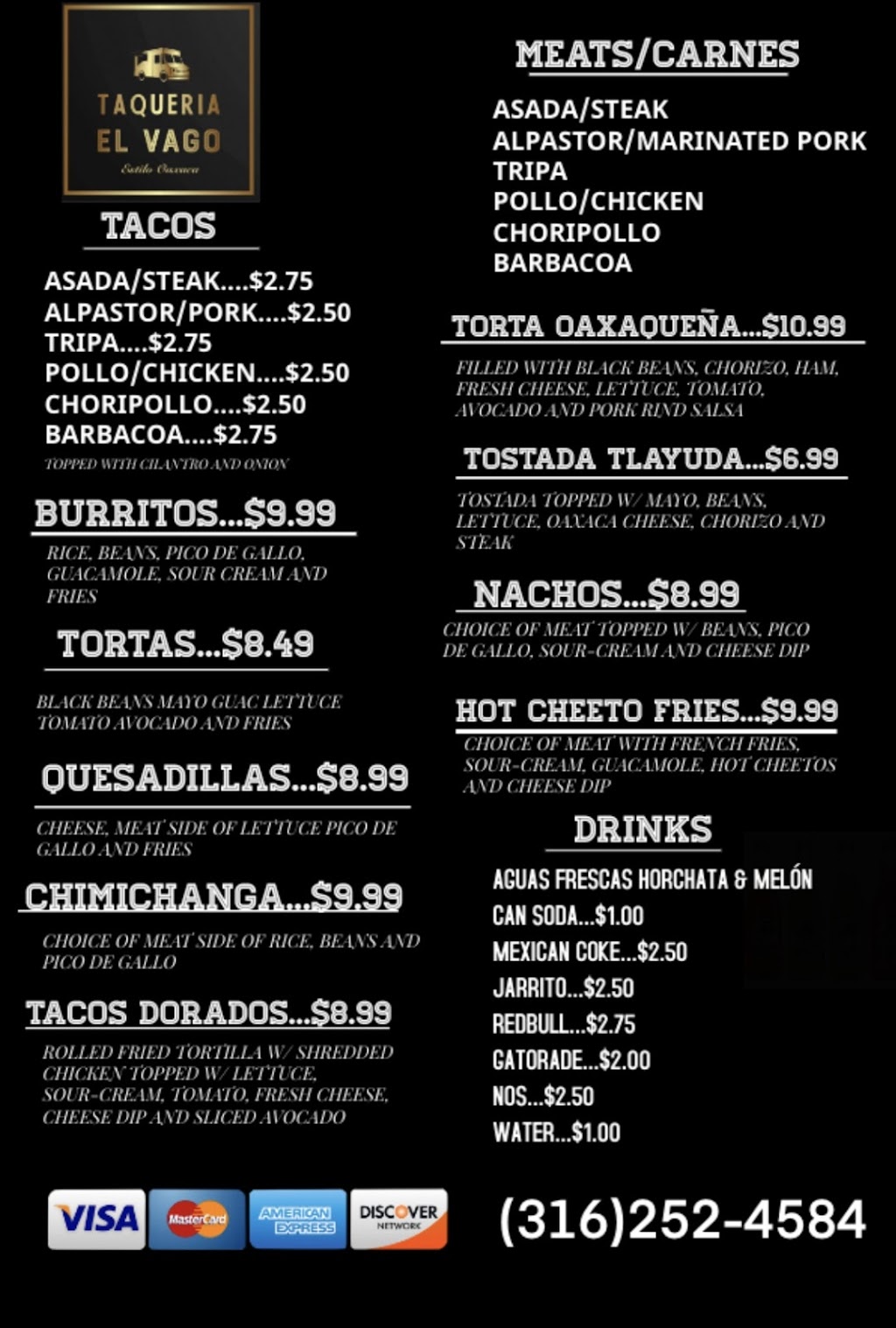 Taqueria El Vago | restaurant | 2547 N Arkansas, Wichita, KS 67204, USA | 3162524584 OR +1 316-252-4584