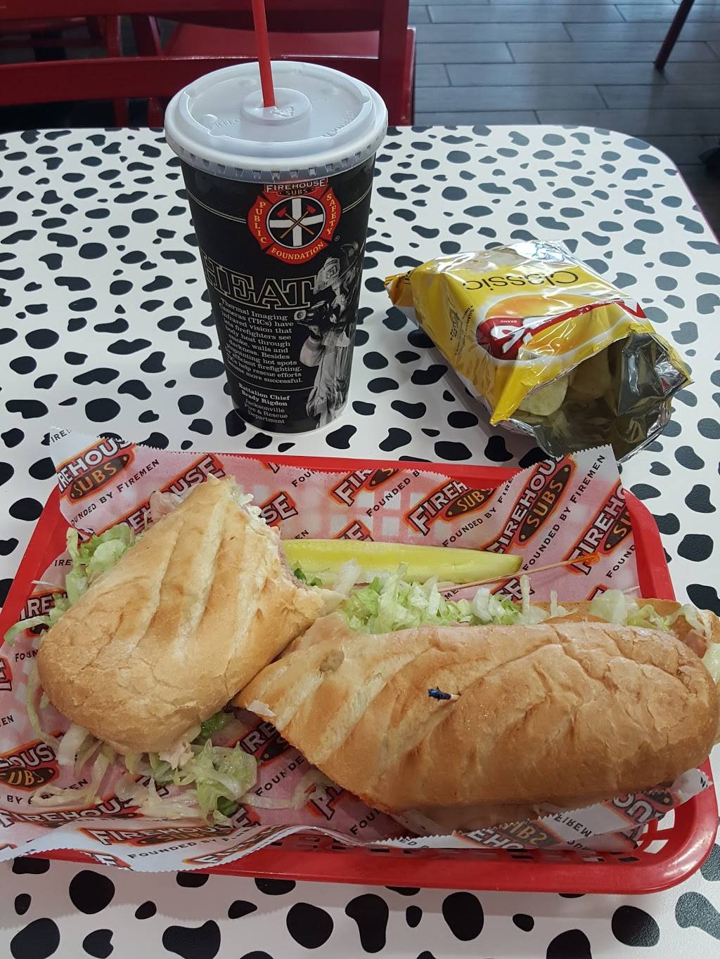 Firehouse Subs | meal delivery | 641 Solomons Island Rd N #18, Prince Frederick, MD 20678, USA | 4434323442 OR +1 443-432-3442