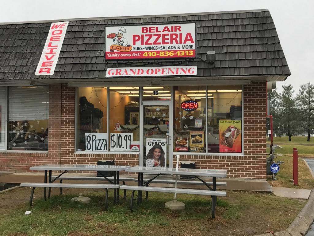 Bel Air Pizzeria | meal delivery | 13 Red Pump Rd, Bel Air, MD 21014, USA | 4108361313 OR +1 410-836-1313