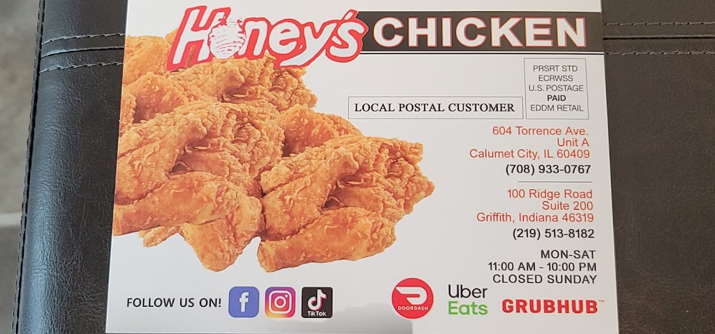 Honeys Chicken | restaurant | 100 W Ridge Rd Unit 300, Griffith, IN 46319, USA | 2195138182 OR +1 219-513-8182