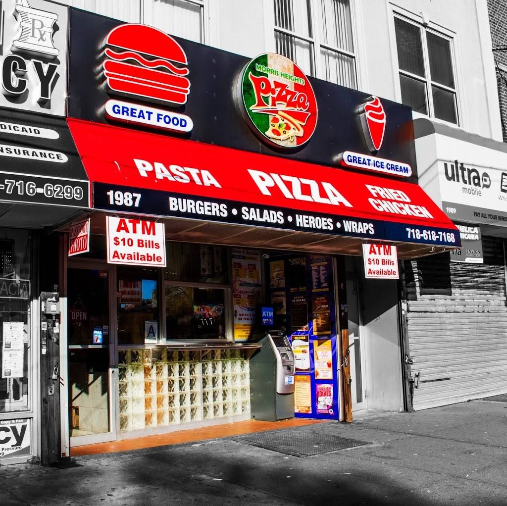 Morris Heights Pizza | restaurant | 1987 University Ave, Bronx, NY 10453, USA | 3479634827 OR +1 347-963-4827