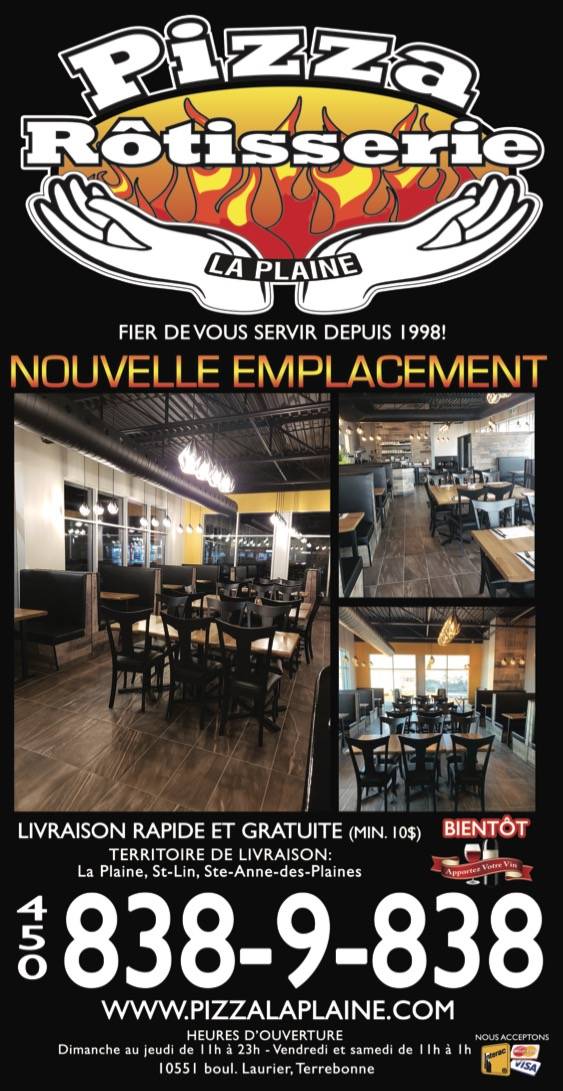 Pizza Laplaine 2 Pour 1 | 10551 Boulevard Laurier #135, Terrebonne, QC ...