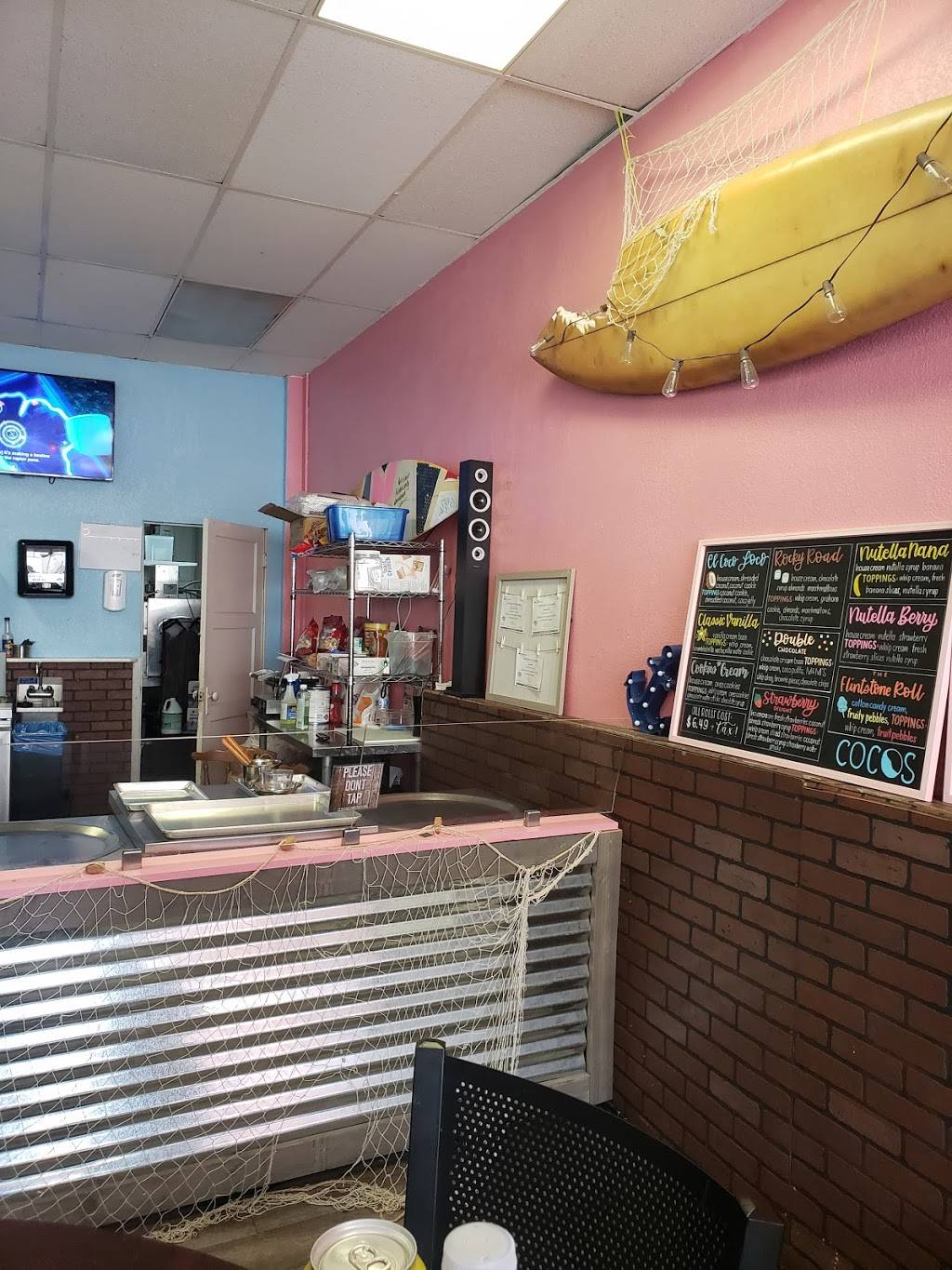 Cocos Rolled Ice Cream | restaurant | 11 W Oak Ave, Porterville, CA 93257, USA