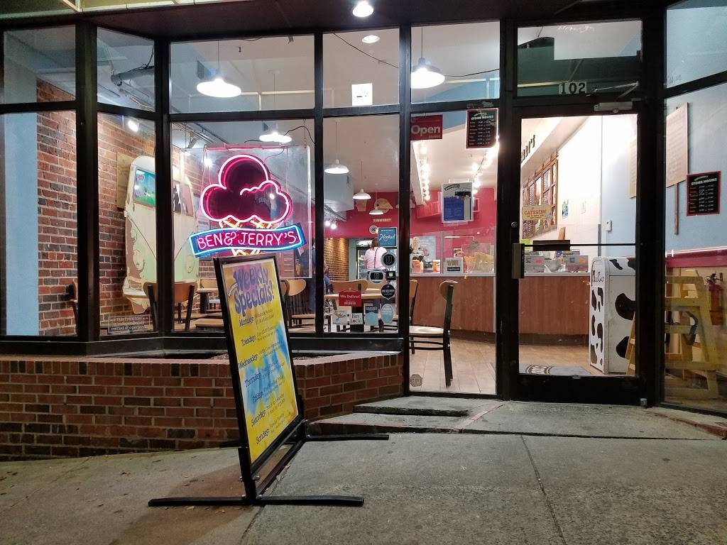 Ben & Jerry’s | bakery | 102 W Franklin St, Chapel Hill, NC 27516, USA | 9199679068 OR +1 919-967-9068
