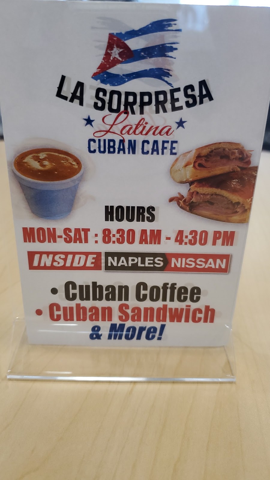 La Sorpresa Latina Cuban Cafe #2 | 3640 Pine Ridge Rd, Naples, FL 34109 ...