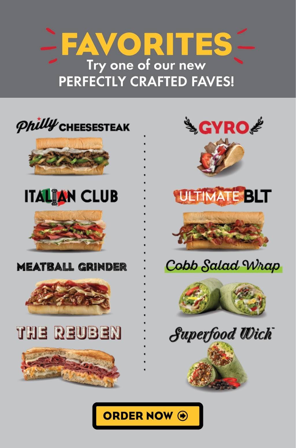 Which Wich Superior Sandwiches Restaurant 1600 E Woodlawn Rd